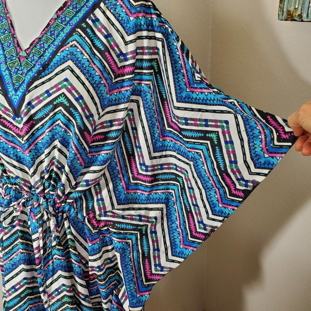 Riveria Sun Caftan/Cover Up One Sz. - Picture 6 of 10